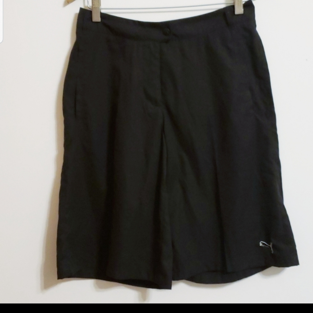 Puma Black Polyester Black Short NWT..S